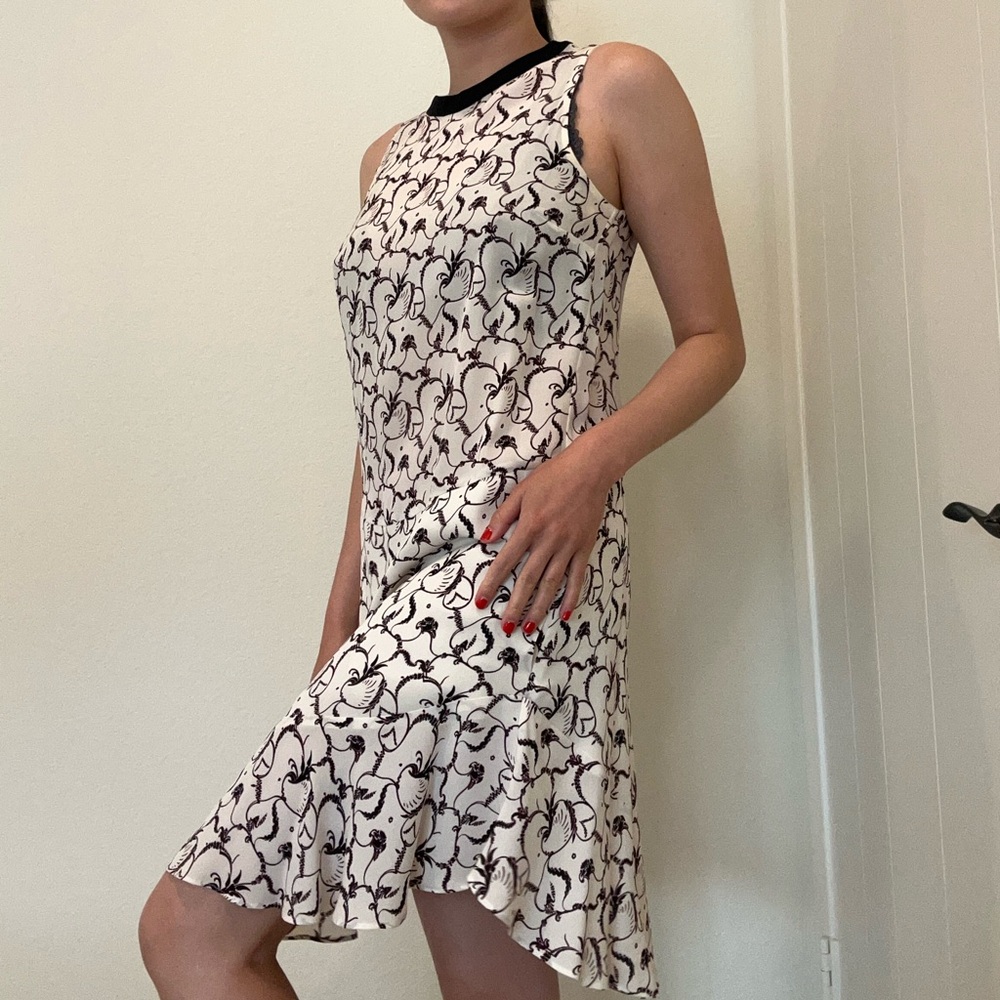 ALC silk shift dress